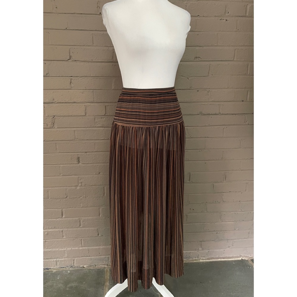 Vintage Rodier Paris stripe high waist skirt XS - Picture 8 of 13